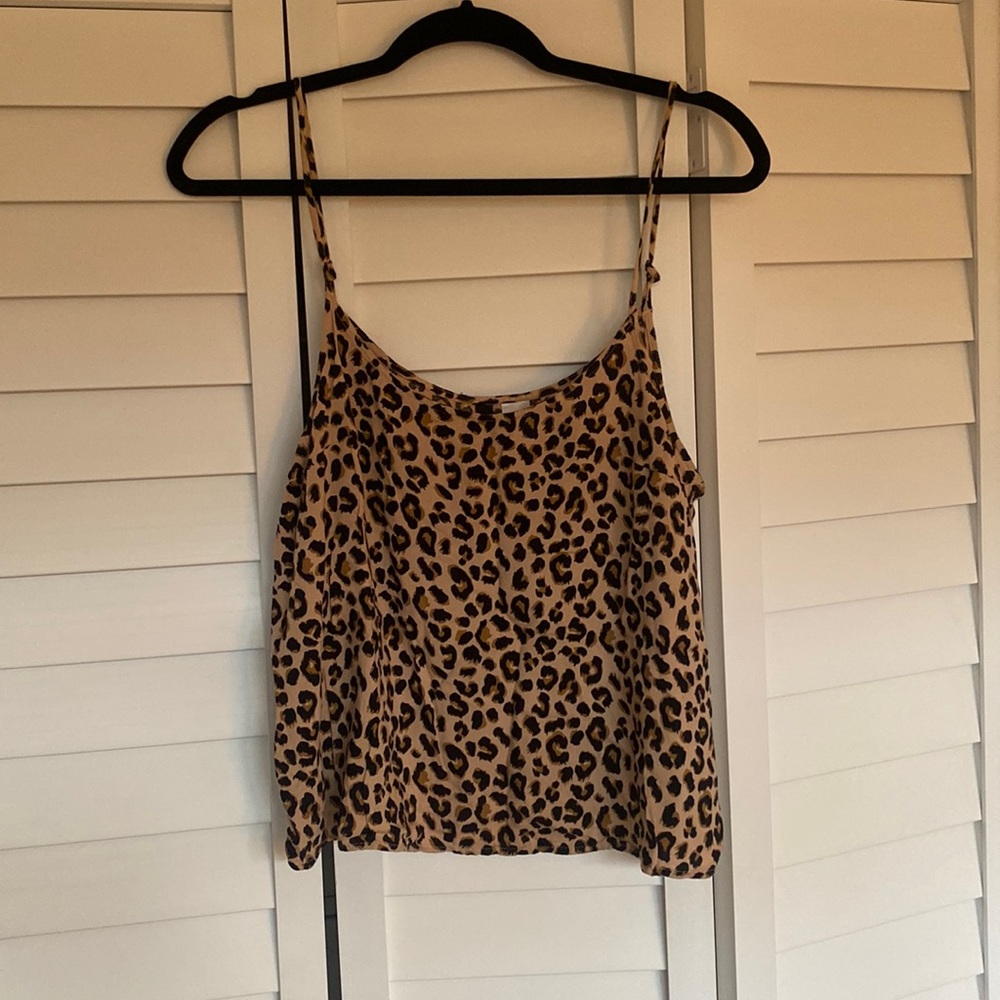 Cheetah tank top